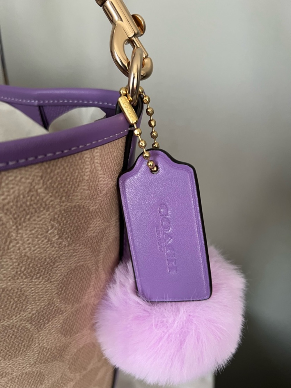 Coach City Large Bucket Bag In Signature Canvas - Picture 5 of 10